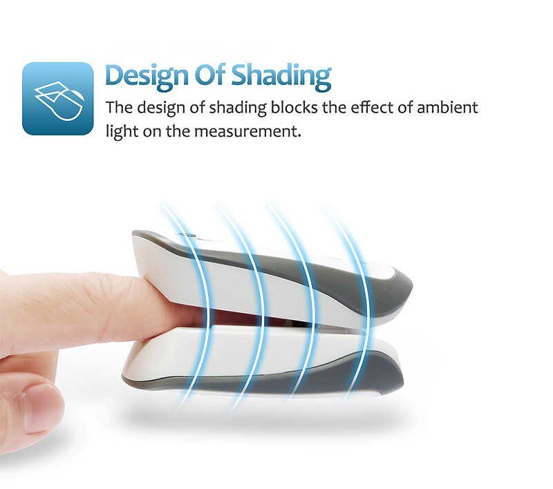 Fingertip pulse oximeter - oxygen monitor