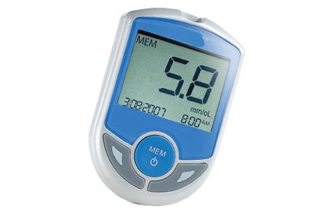 Bluetooth Glucometer Diabetes Testing Overvåg glukosemåleren