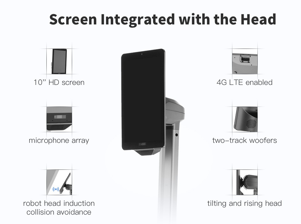 Remote Control Telepresence Robot SIFROBOT-4.1 With Face And Speech Recognition product design