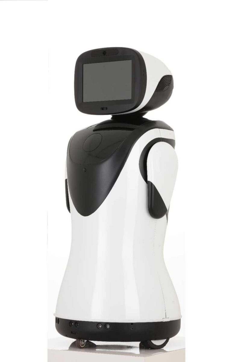 Reka Bentuk Humanoid Robot Telepresence Profesional SIFROBOT-4.2 interaktif