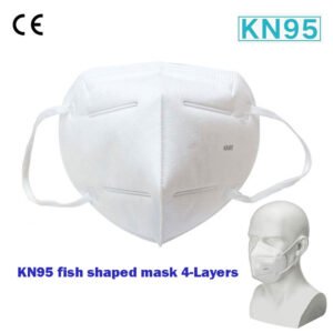FDA KN95 fiskeformet maske 4-lag