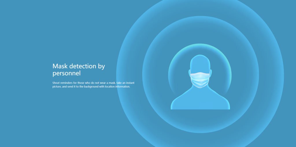 Disinfection Robot & Temperature checker with AI facial Mask detection . SIFROBOT-6.4 mask detection feature