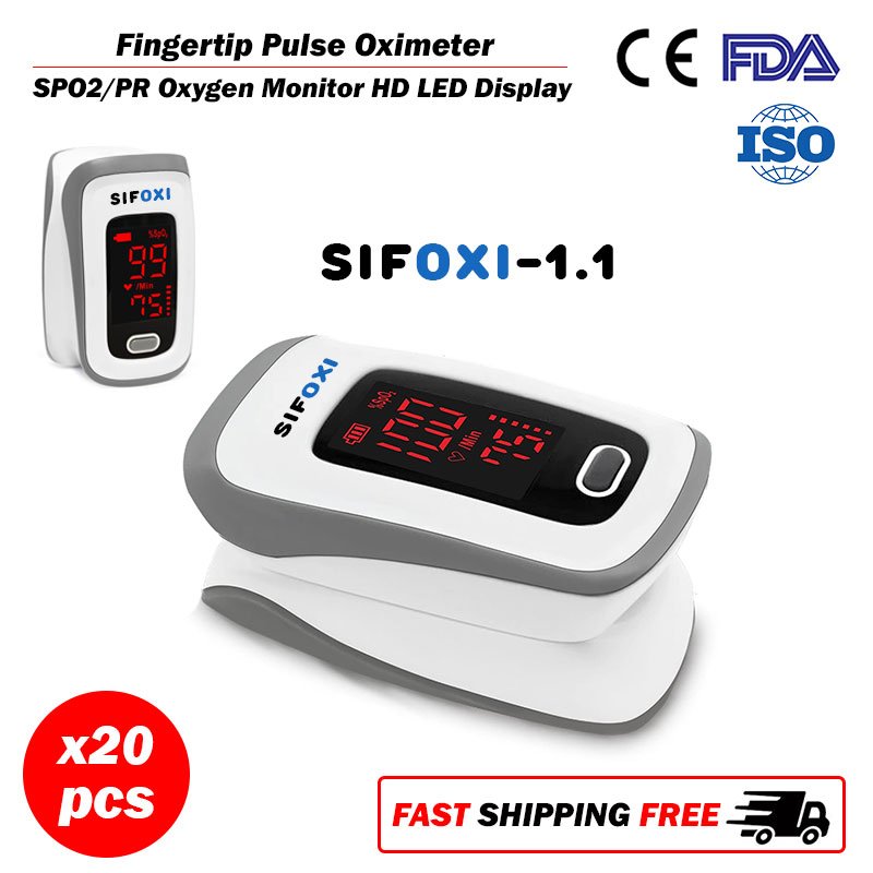20-Einheiten-Sifoxi-1.1-Fingerspitzen-Pulsoximeter