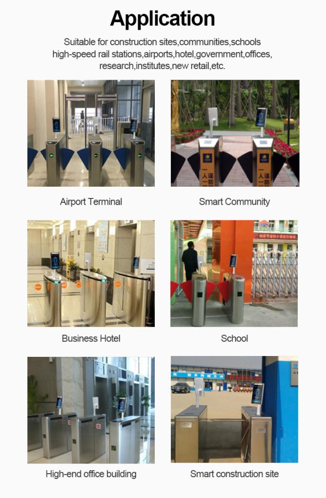 Turnstile Face Recognition Infrared Non-Contact Thermometer - SIFROBOT-7.1 Application 