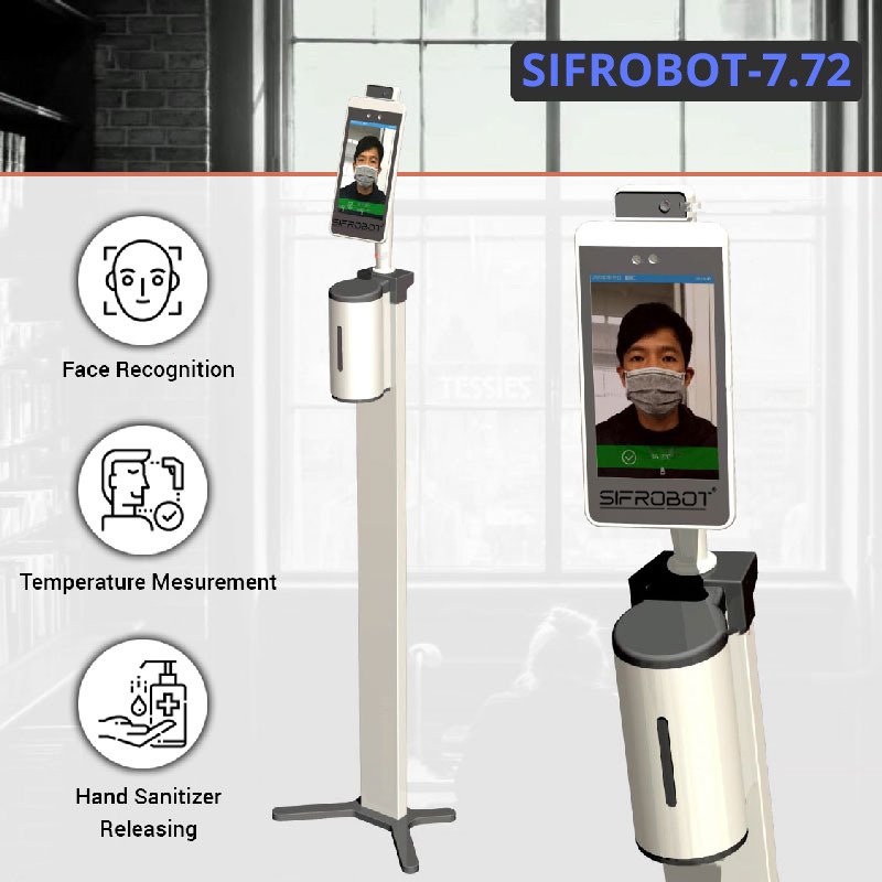 Temperaturmåling og håndrensningsrobot - SIFROBOT-7.72