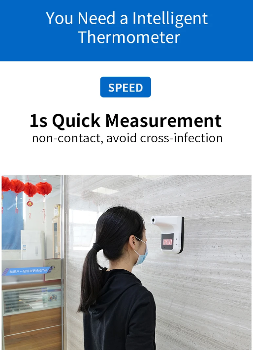 Bluetooth Wall-Mounted Infrared Thermometer: SIFROBOT-7.6 quick test