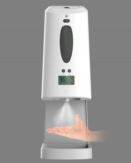 Hand Sanitizer Dispenser &amp; Temperature Checker: SIFCLEANTEMP-1.3 spray