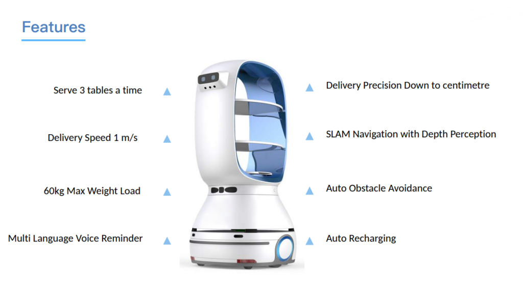 Autonomous Delivery Robot: SIFROBOT-6.21 features