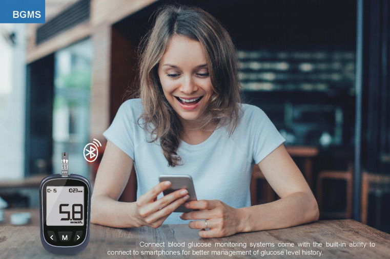 Bluetooth Blood Glucose Meter: SIFGLUCO-3.3 BGMS