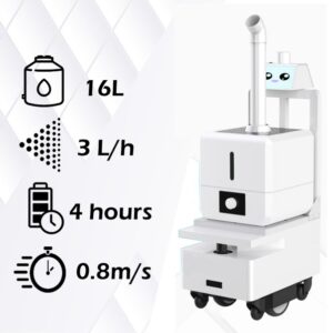 Dry Fog Disinfection Robot: SIFBOT-6.67