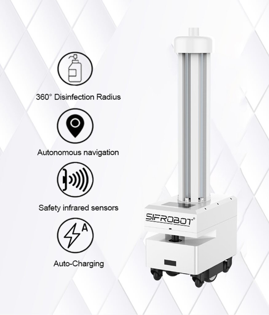 Autonomous UVC Disinfection Robot: SIFROBOT-6.71
