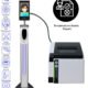 SIFROBOT-7.74 temperature checker hand sanitizer dispenser + Printer
