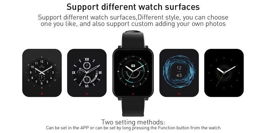 SIFWATCH-1.0 Different smartwatch surfaces