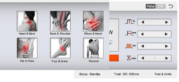 Medical Physiotherapy laser machine