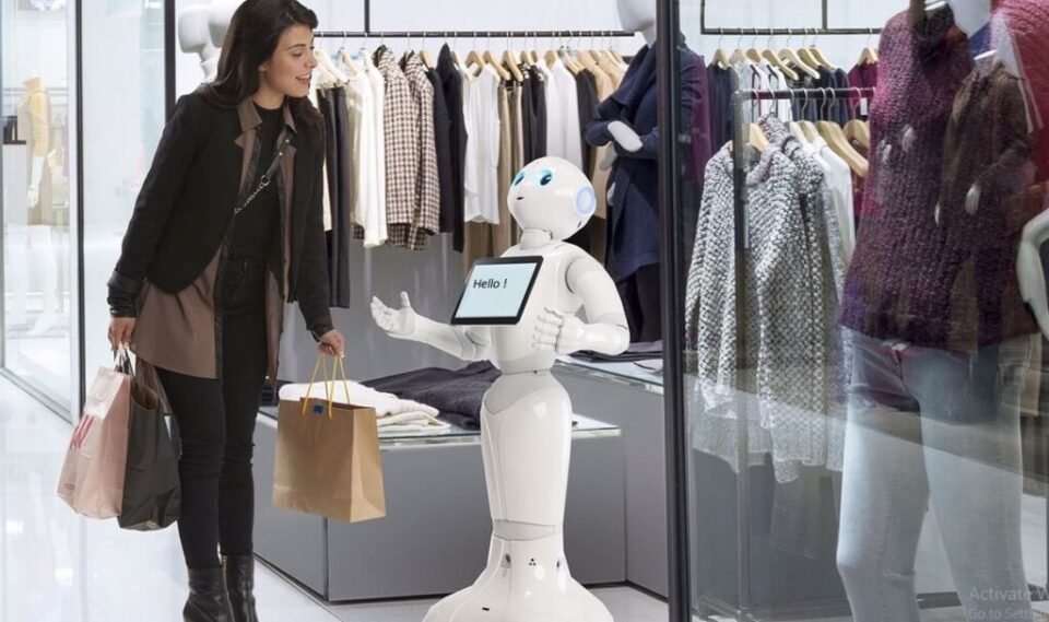 Telepresence Robots in Shopping Malls